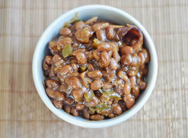 Baked Beans are a must for summer. Recipe found @LittleFiggyFood