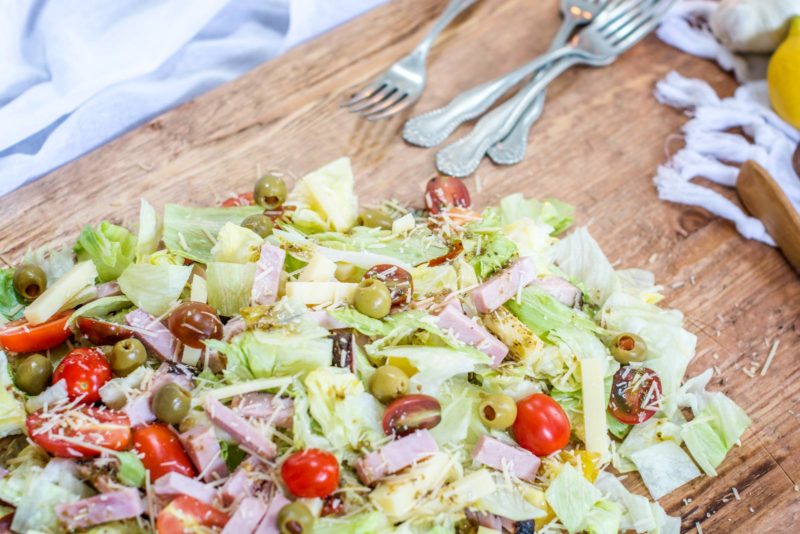 Try making this amazing 1905 Salad for your guest and serve it straight up on a huge board for everyone to dig in and enjoy! Get the recipe from Little Figgy Food