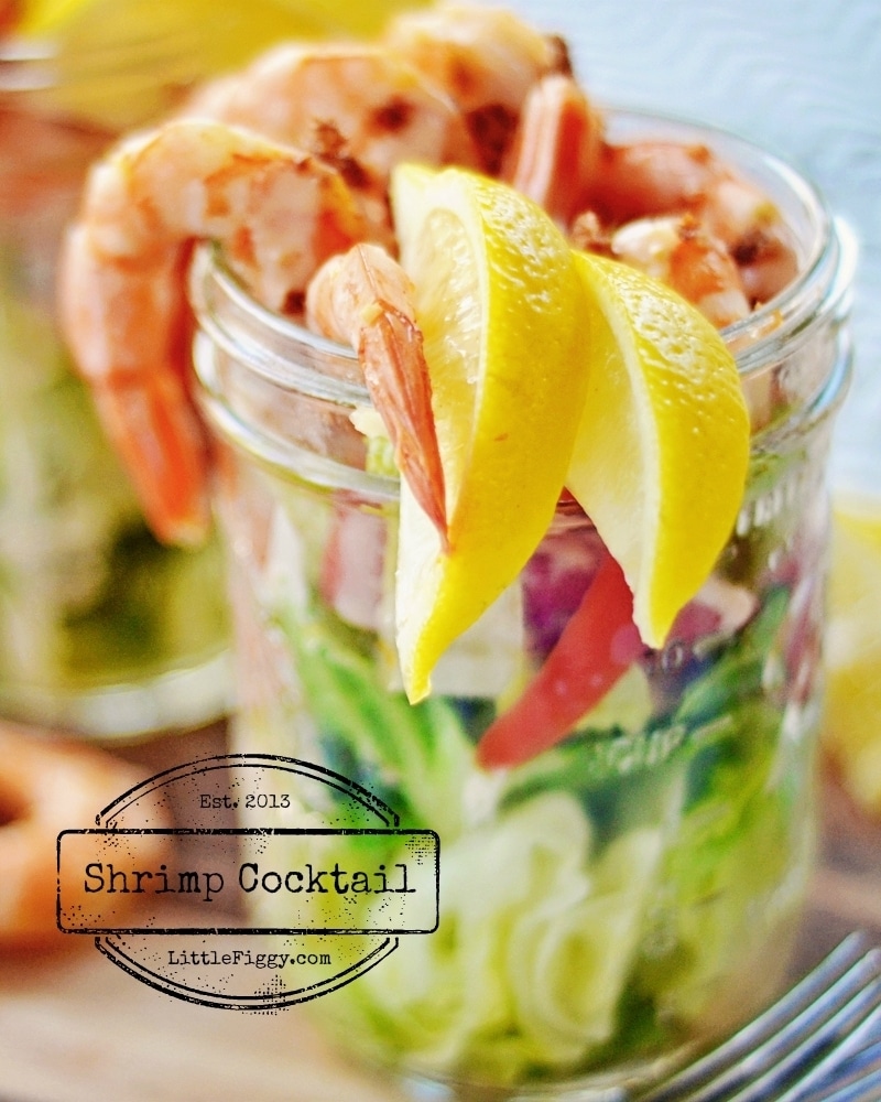 This is exactly what you need at your next summer shindig, Shrimp Cocktail! Love me some shrimp. Recipe found @LittleFiggyFood