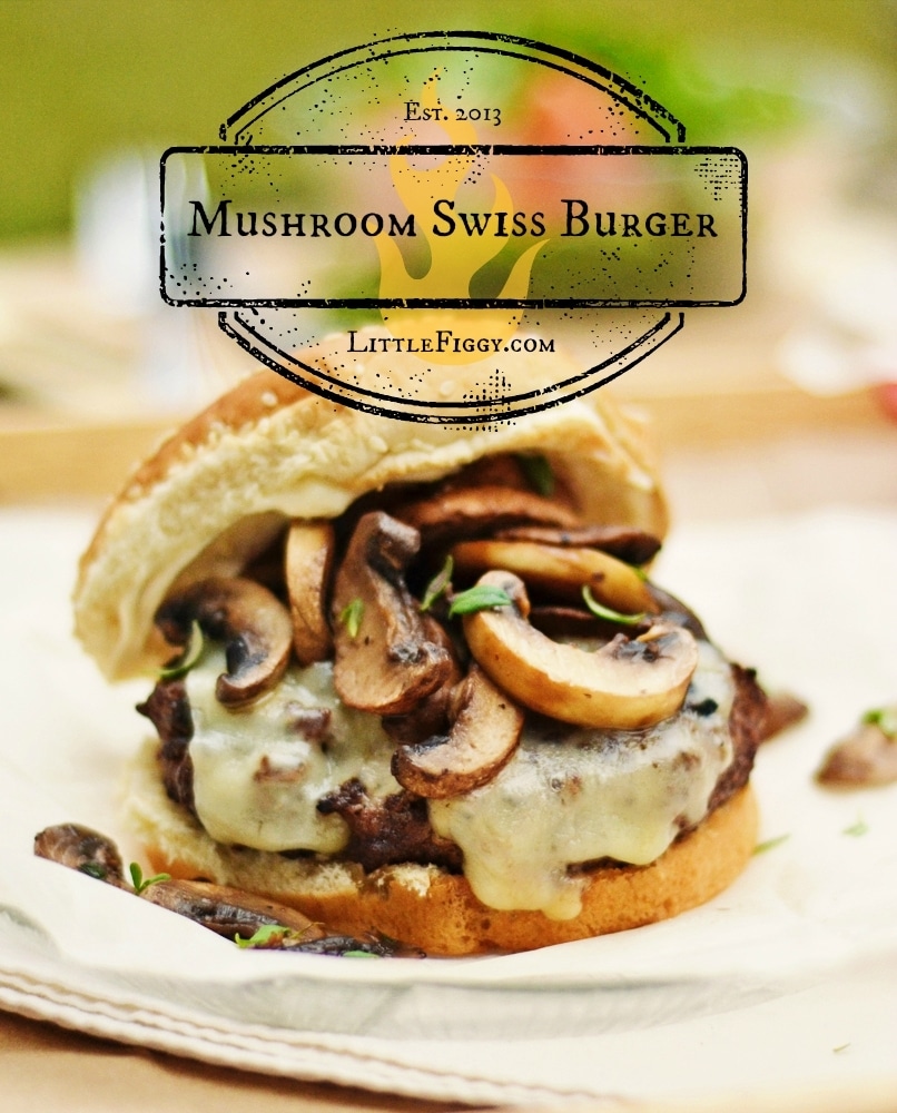 Oh my goodness, this by far the best Mushroom Swiss Burger. My mama would be proud. Recipe found @LittleFiggyFood