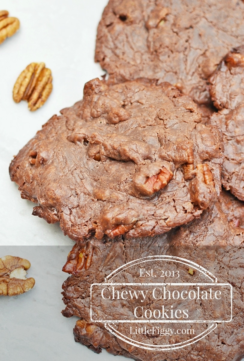 Chewy-Chocolate-Cookies-@LittleFiggyFood-#Cookies