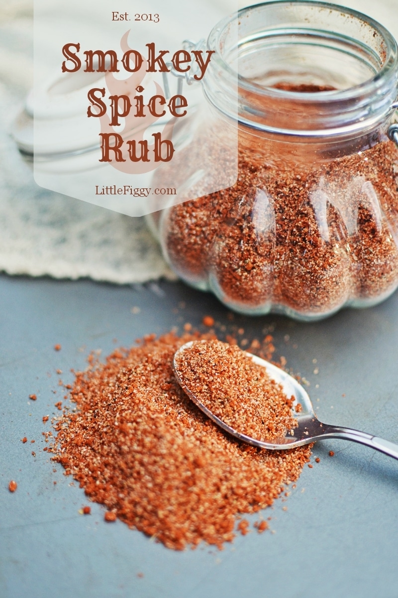 This is our favorite for grilling up just about any meat, Smokey Spice Rub. Recipe found @LittleFiggyFood