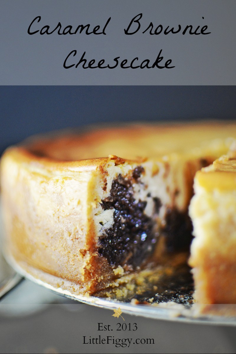  #Caramel #Brownie #Cheesecake
