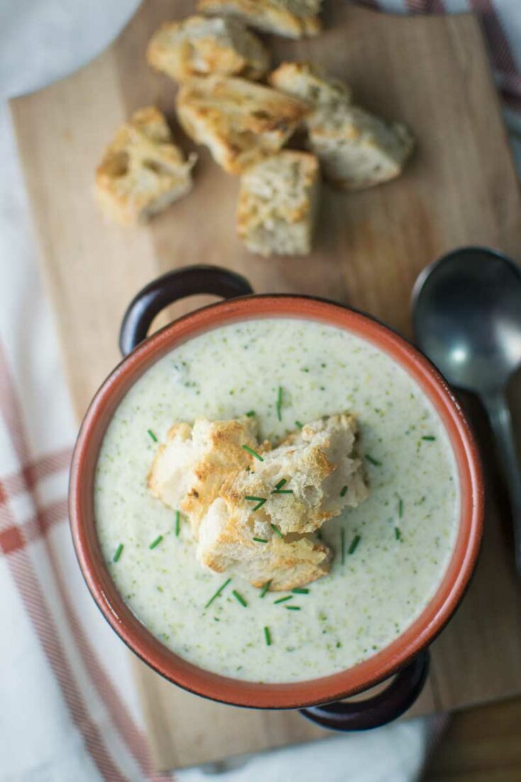 Creamy Broccoli Potato Soup - Little Figgy Food