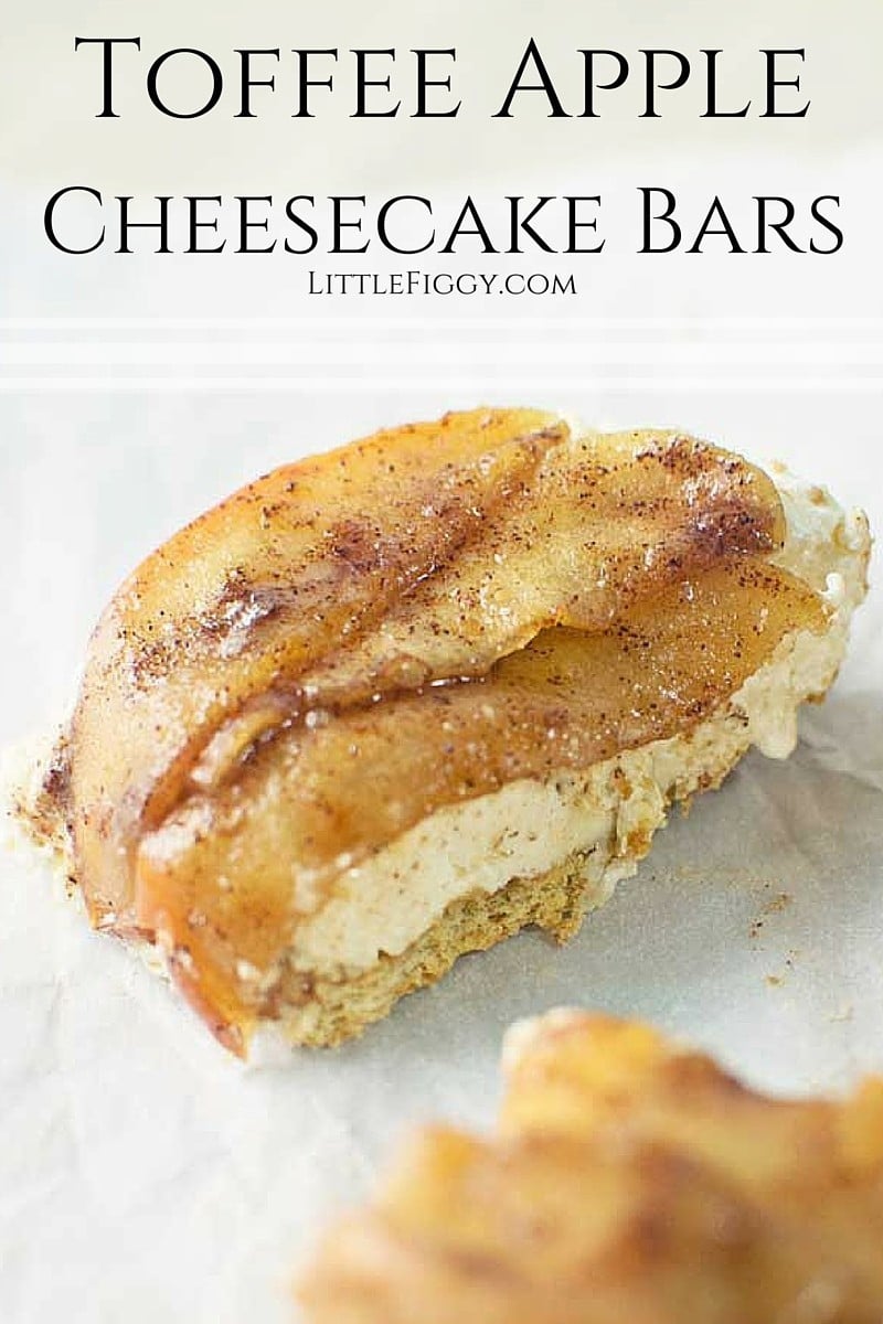 #NabiscoHolidayPlanner - Toffee Apple Cheesecake Bars