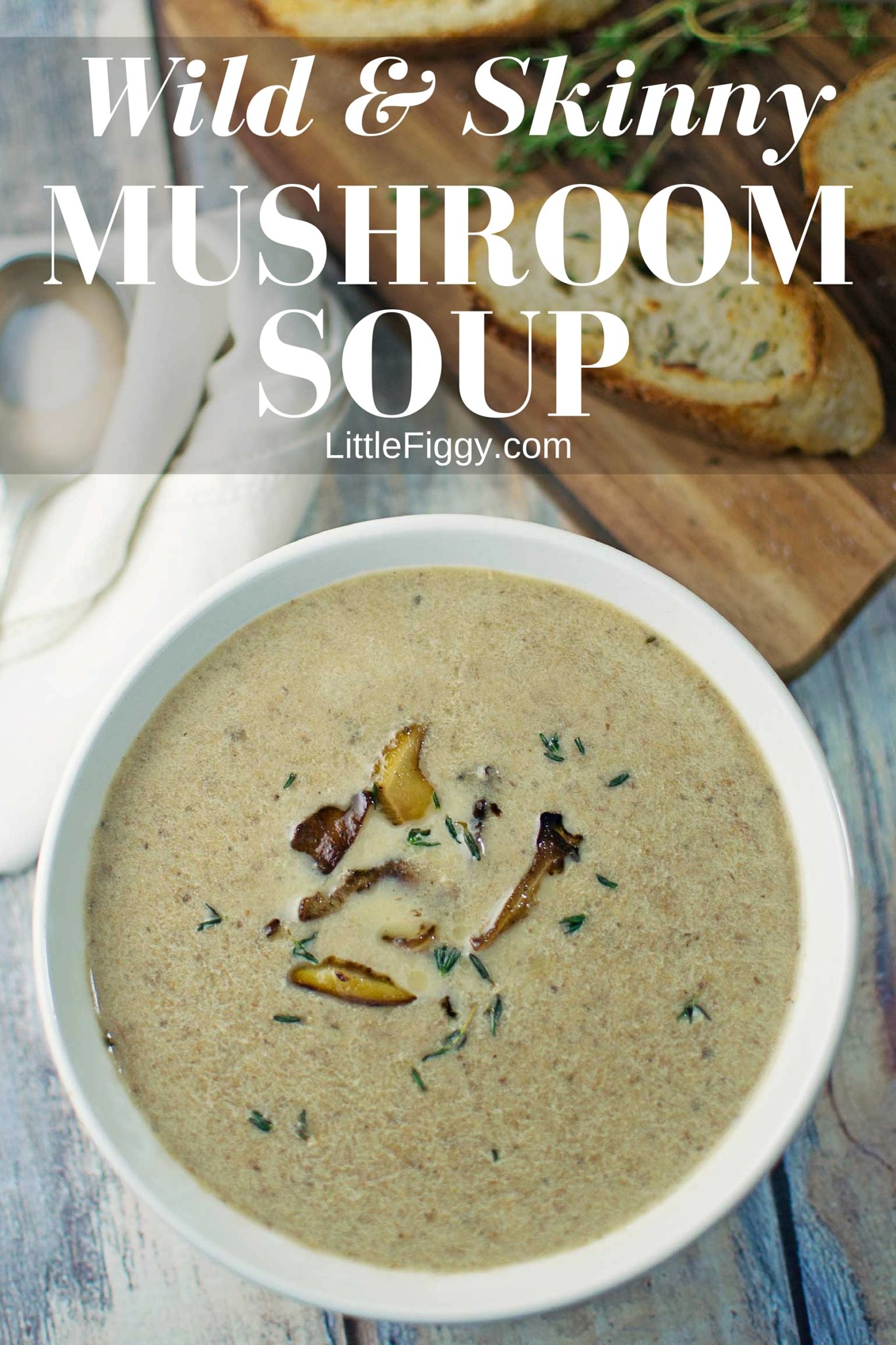 Mushroom Soup - #Mushrooms - @LittleFiggyFood