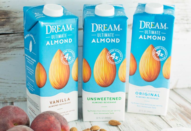 Dream Ultimate Almond Milk - creamy and delicious, great poured over cereals and smoothies and in baking. - Find out more @LittleFiggyFood