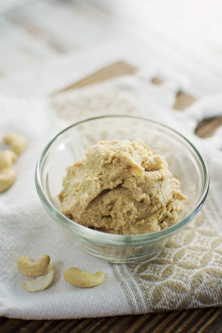 Roasted Cashew Butter with Honey - Little Figgy Food