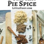 Easy to make your own Pumpkin Pie Spice blend recipe! Perfect for your fall recipe needs. Get the recipe at Little Figgy Food