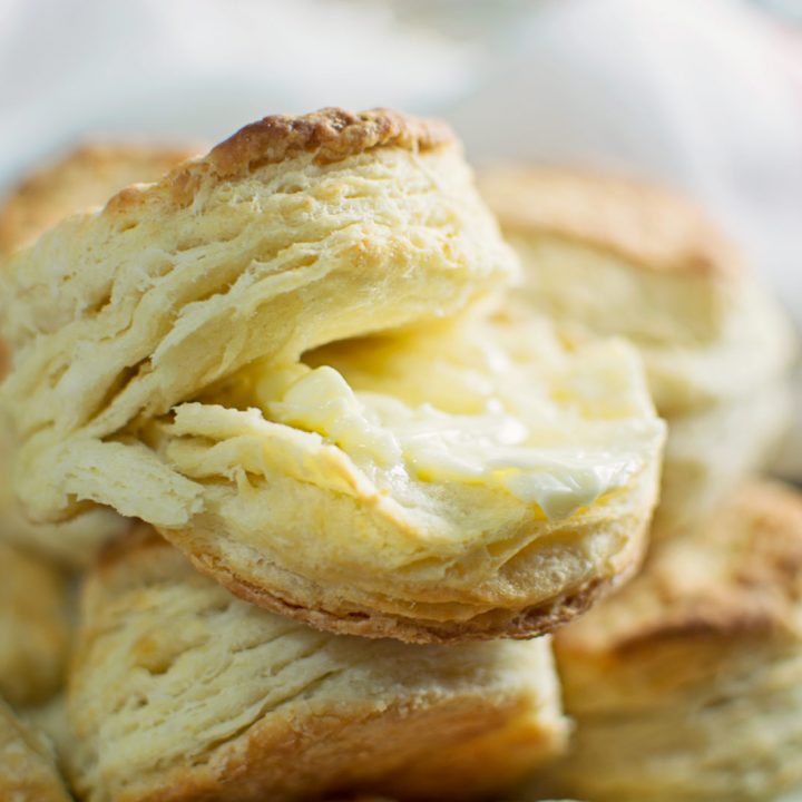 Easy to make, buttery and flaky, the Southern Biscuit! Recipe @LittleFiggyFood
