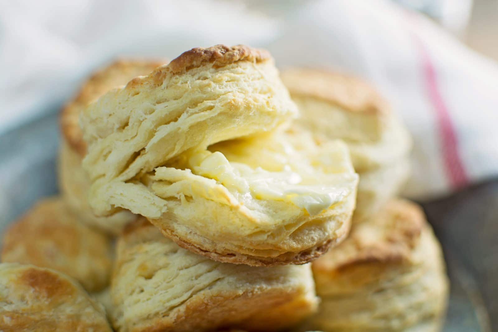 Easy to make, buttery and flaky, Southern Biscuits! Recipe @LittleFiggyFood