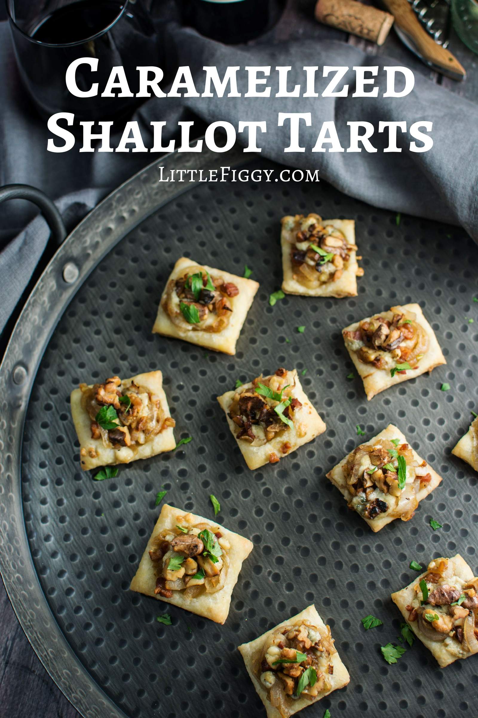Thesetasty appetizers, Caramelized Shallot Tarts, are so easy to make and great to share with friends, family and @CavitWines! #Cavitwines #LivetheCavitLife #ad