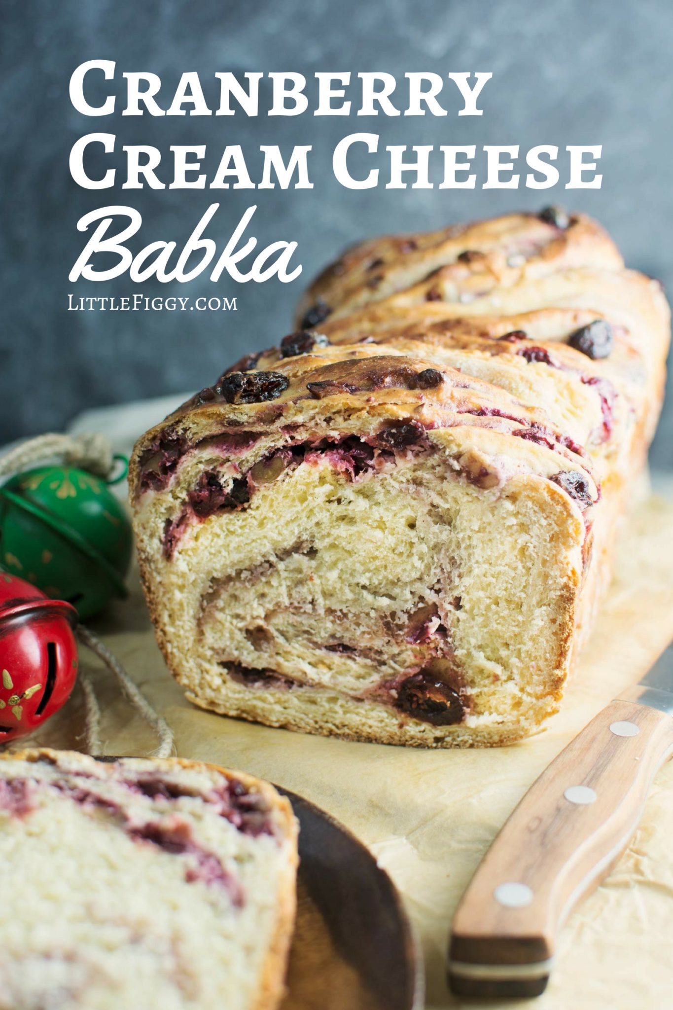Discover the Magic of Tea and unwrap the flavor of the season with this Cranberry Cream Cheese Babka! Get the recipe @LittleFiggyFood #celestialseasonings #themagicoftea #ad