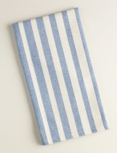 Blue Ombre Stripe Kitchen Towel