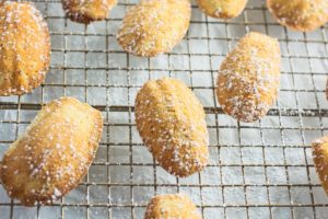 Madeleines with Hazelnuts and Honey