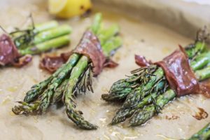 Roasted Asparagus with Prosciutto