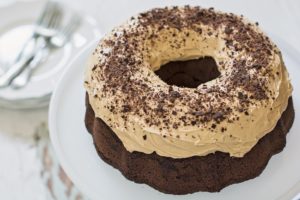 Cardamom Chocolate Cake with Chai Flavored Buttercream