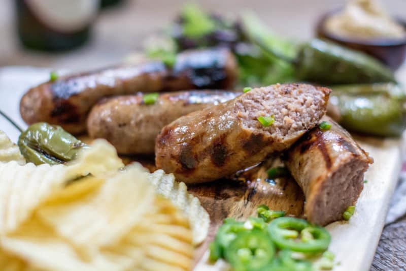 Smithfield® Yuengling® Bratwurst make up the best BBQs, pair them with Yuengling®Lager for the best cold beers anywhere. Read more at Little Figgy Food about #BeerBrats with @SmithfieldBrand and @Yuengling_Beer. #ad