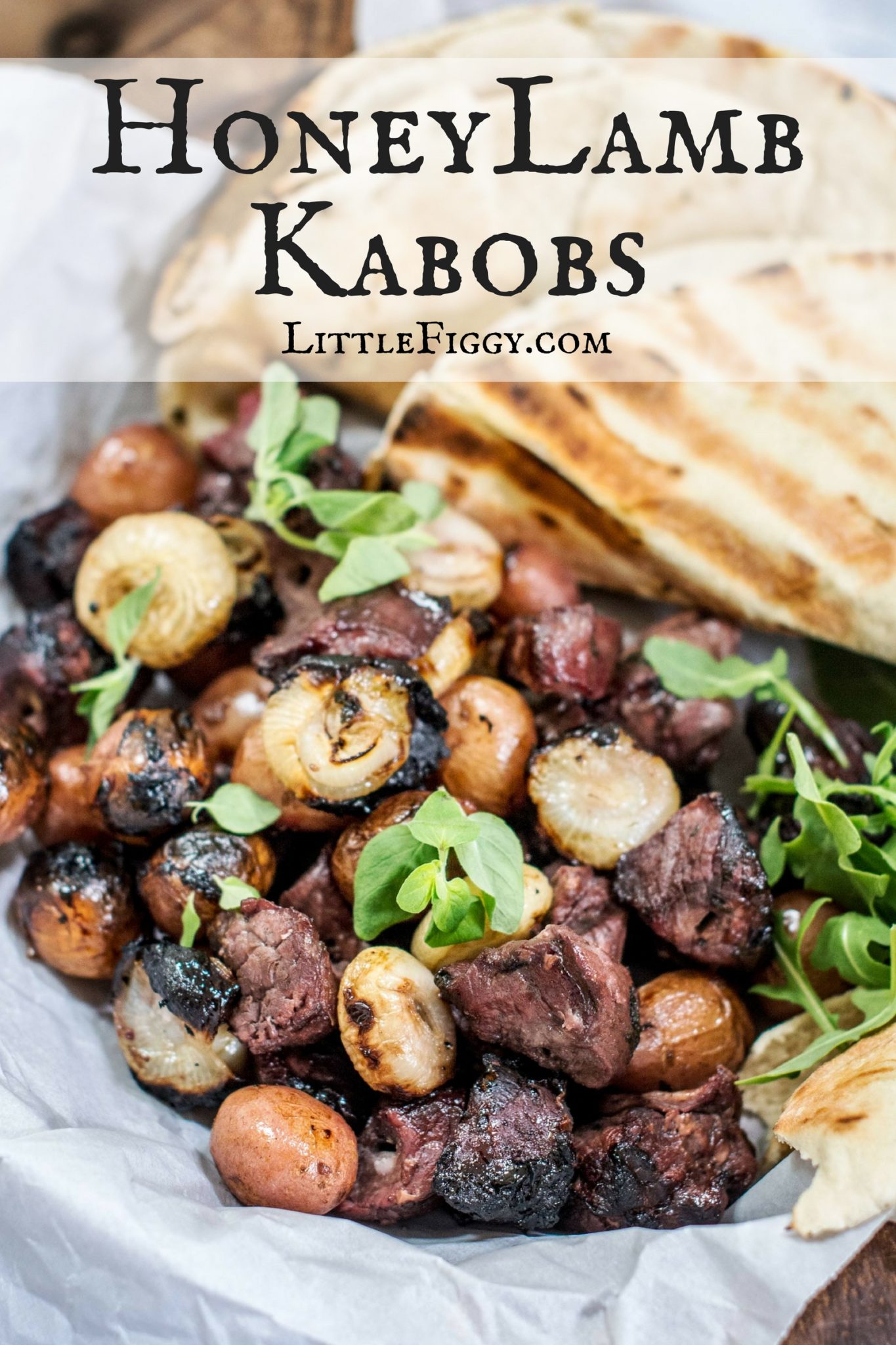 Aussie Honey Lamb Kabobs are so beautifully flavored and easy to make! Get the recipe at Little Figgy Food. They're #Aussome @aussiebeeflamb @biggreenegg #ad