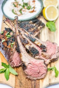 Quick and Easy Dinner – Moroccan Grilled Rack of Lamb