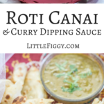 You have to try this Roti Canai with a Curry Dipping Sauce, so good and makes a great appetizer! Get the recipe at Little Figgy Food and read more about our latest #DriveMazda fun! @MazdaUSA #Ad