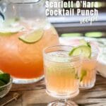 Easy to make Scarlett O'Hara Cocktail Punch