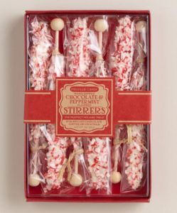 White Chocolate Peppermint Hot Cocoa Stirrer Gift Set