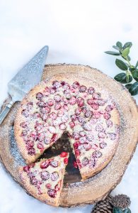 Cranberry Olive Oil Cake, Perfect for the Holidays!