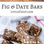 Date and Fig Bars, perfect to give a boost of energy when you are on the go and easy to travel with. Get the recipe at Little Figgy Food. #ad #LetsGoPlaces #4Runner #DriveToyota