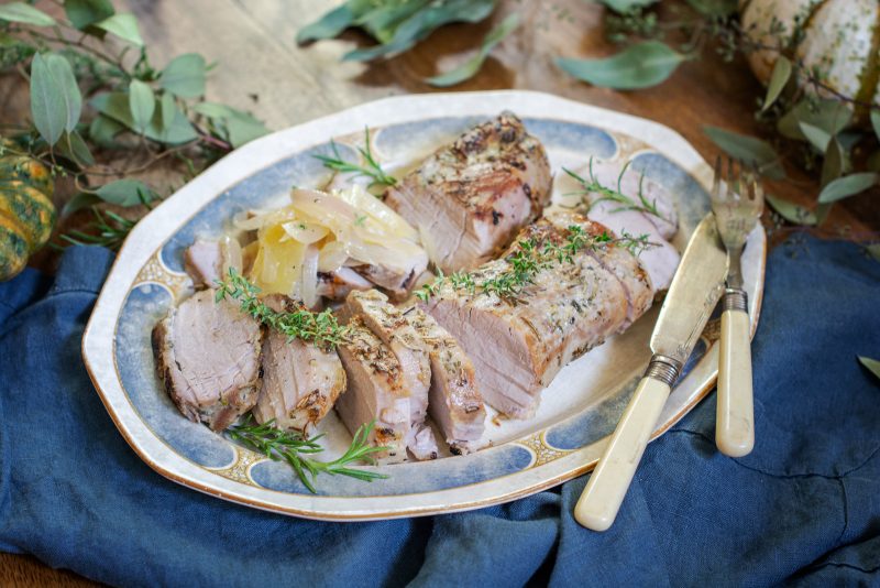 Roasted Pork Loin recipe, how to roast pork tenderloin and more