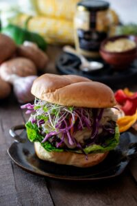 Dijon Portobello Mushroom Burger Recipe