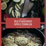 The best Old Fashioned Apple Cobbler