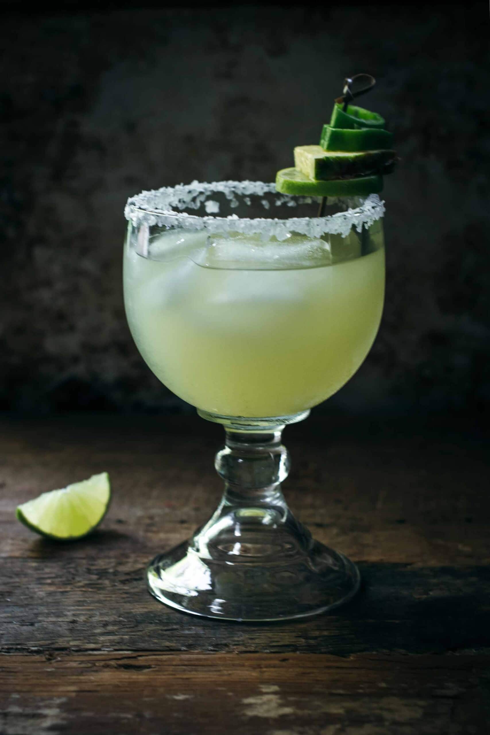 Hatch Chile Pineapple Margarita - alcoholic drinks that don't taste like alcohol