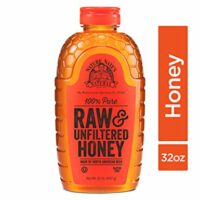 Nature Nate’s 100% Pure Raw & Unfiltered Honey; 32-oz. Squeeze Bottle; Certified Gluten Free and OU Kosher Certified; Enjoy Honey’s Balanced Flavors, Wholesome Benefits and Sweet Natural Goodness