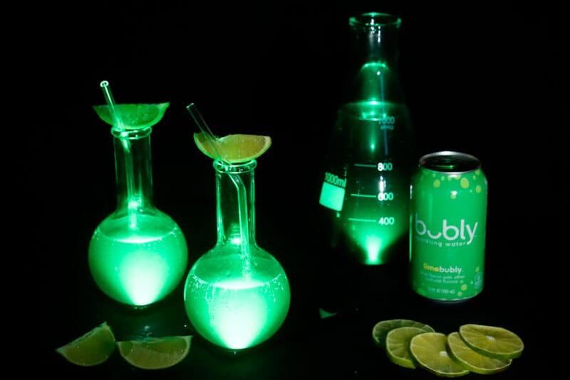 Frankenlime Fizz - Halloween Cocktail Recipes - photo courtesy of bubly. 