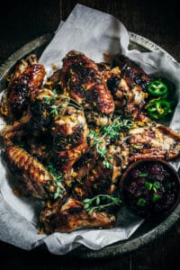Baked Chicken Wings Recipe with Apple Butter