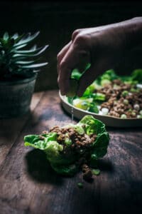 Quick and Easy Chicken Lettuce Wraps