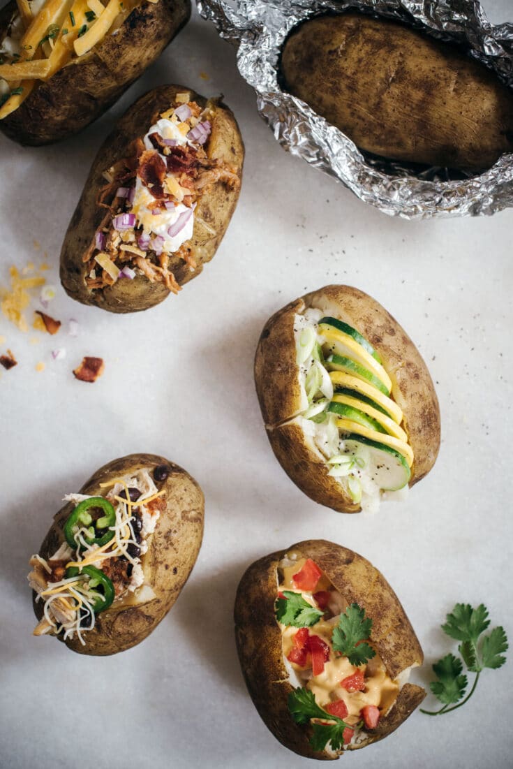 How To: Baked Potato Bar Ideas - Little Figgy Food