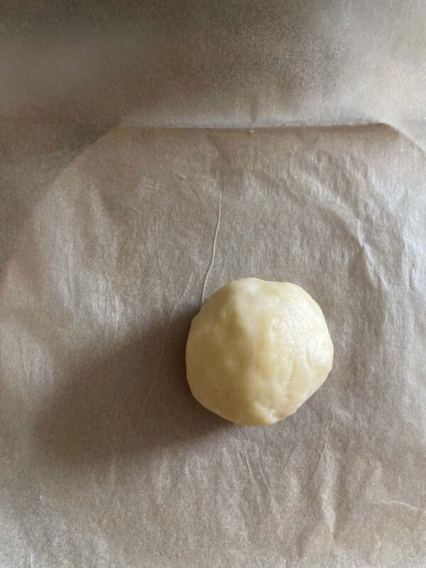 ball of tortilla dough