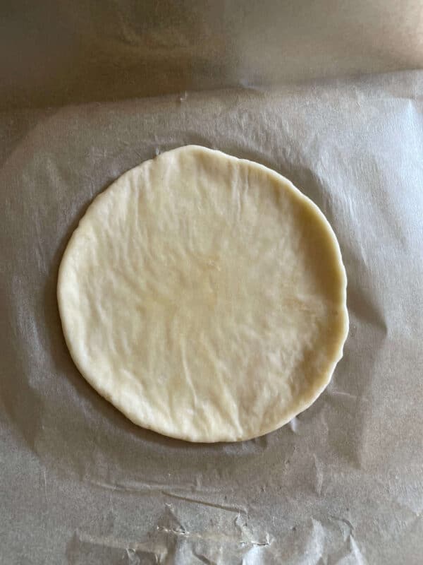 pressed rolled out tortilla