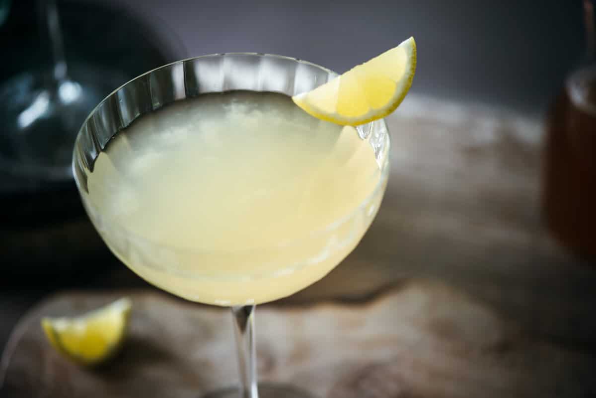 Glass of Bees Knees Cocktail
