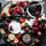 How to Build Strawberries and Cream Charcuterie Dessert Board