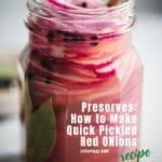 How to make quick pickled red onions