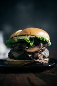 Easy Grilled Recipes: The Best Mushroom Swiss Burger
