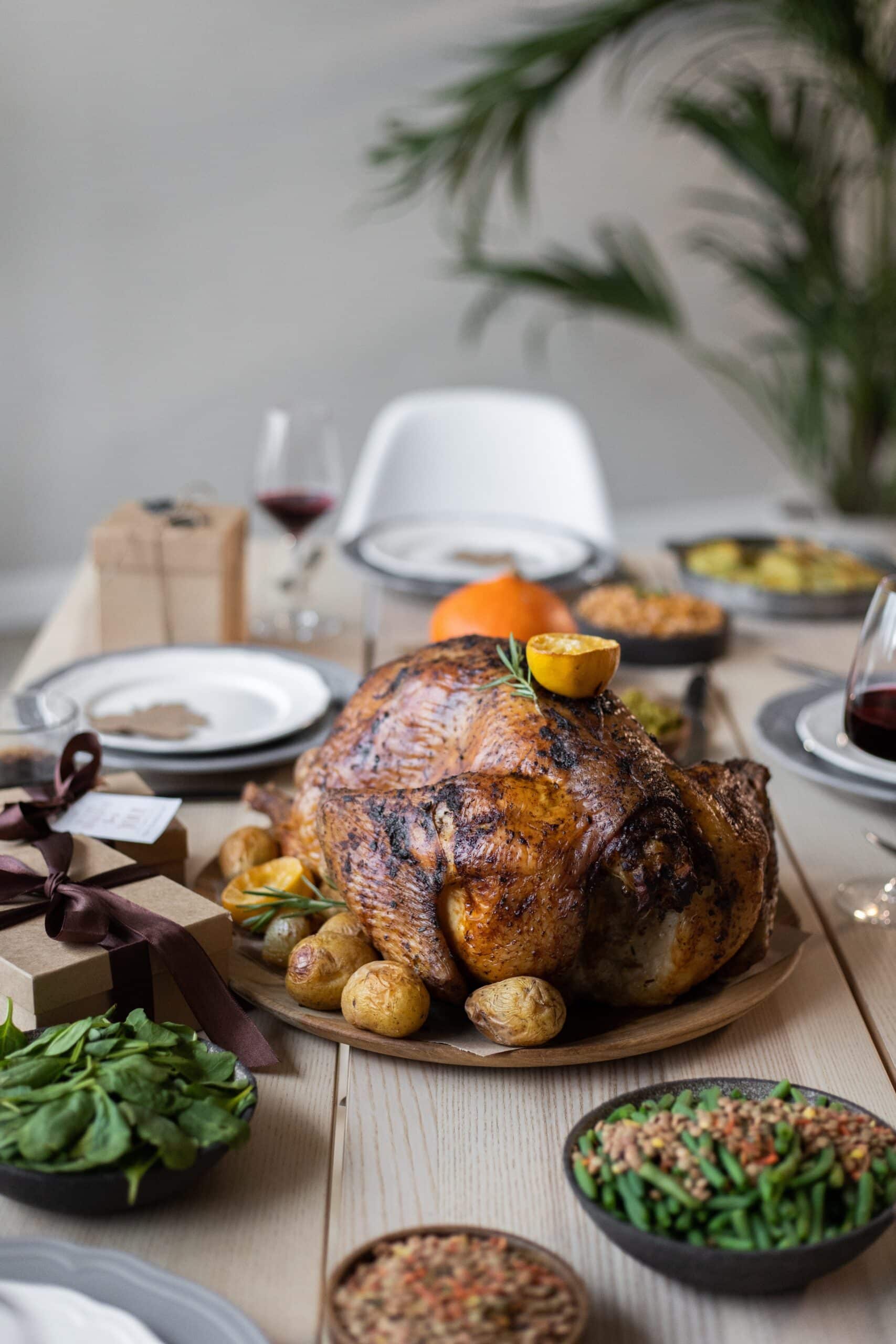 How to Avoid a Dry Turkey this Holiday Season - Dry Brine Turkey Dinner -